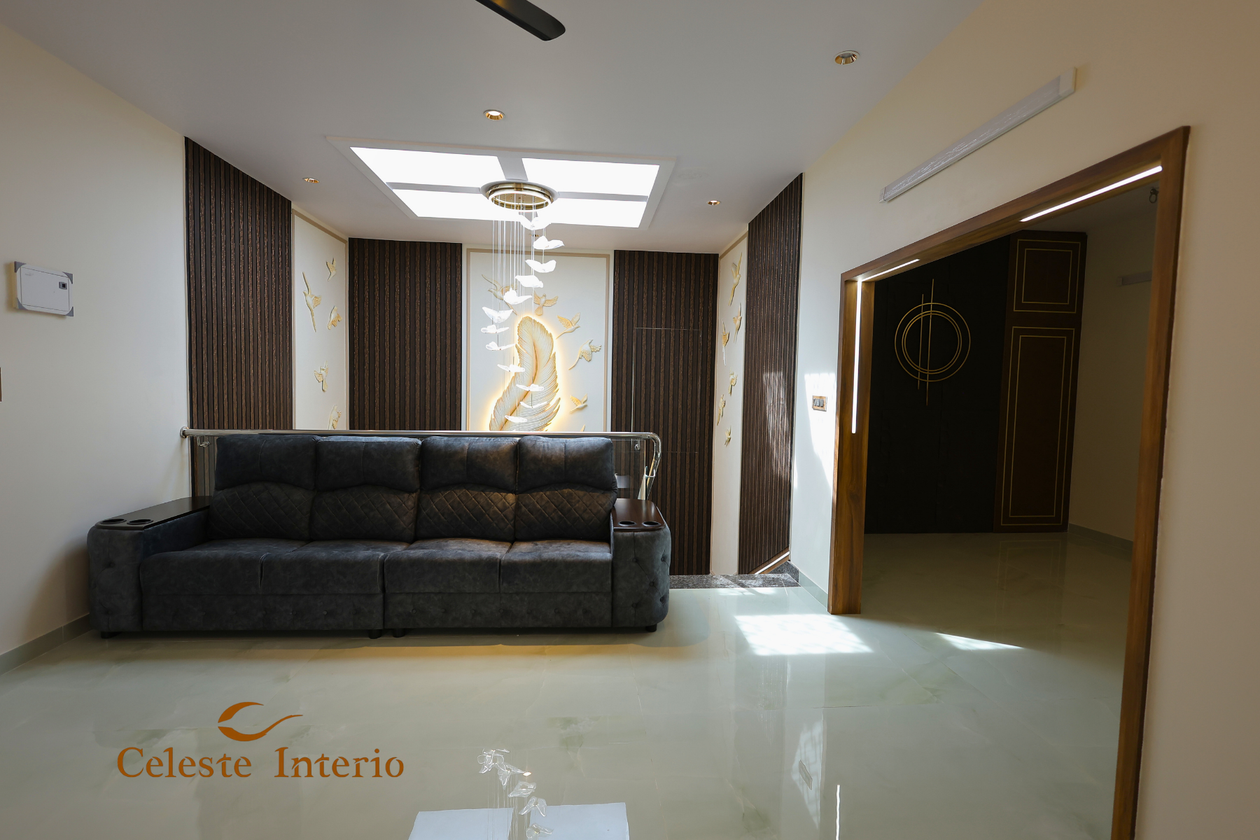 Modern showroom interior design by premium interior designer in Bangalore