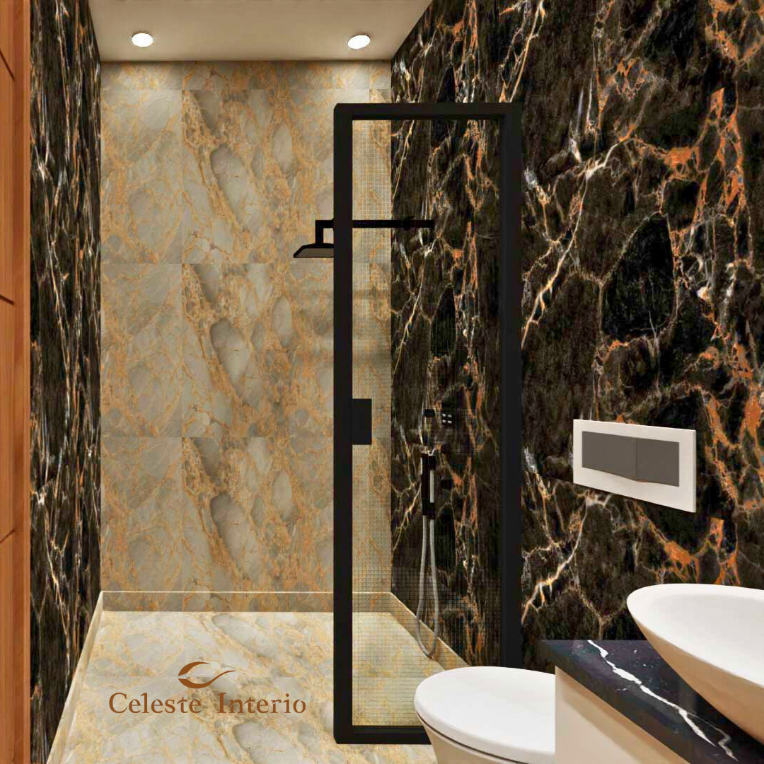 Luxury bathroom design in Bangalore by Celeste Interio | Premium Interior Designer in Bengaluru