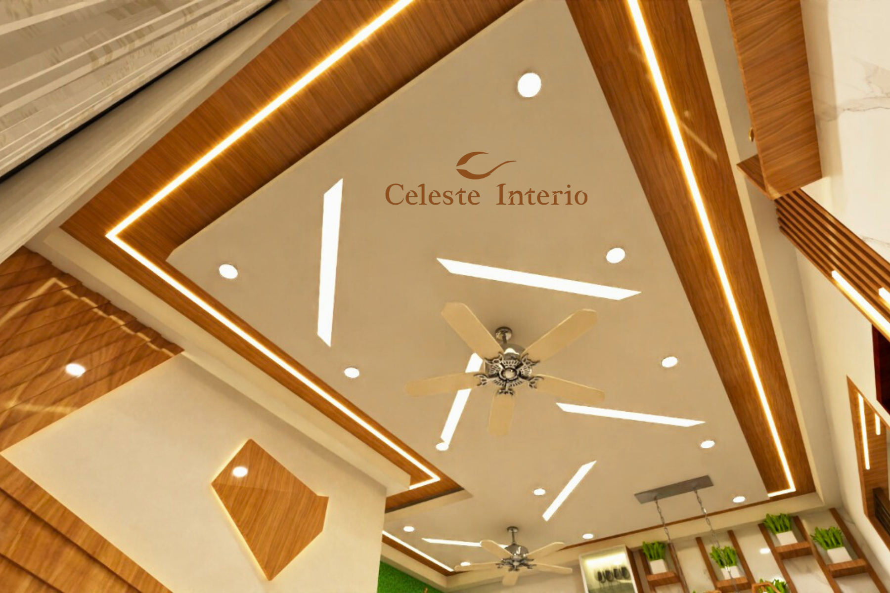 Bedroom lighting and soft furnishing design by Celeste Interio | Premium Interior Designer in Bengaluru