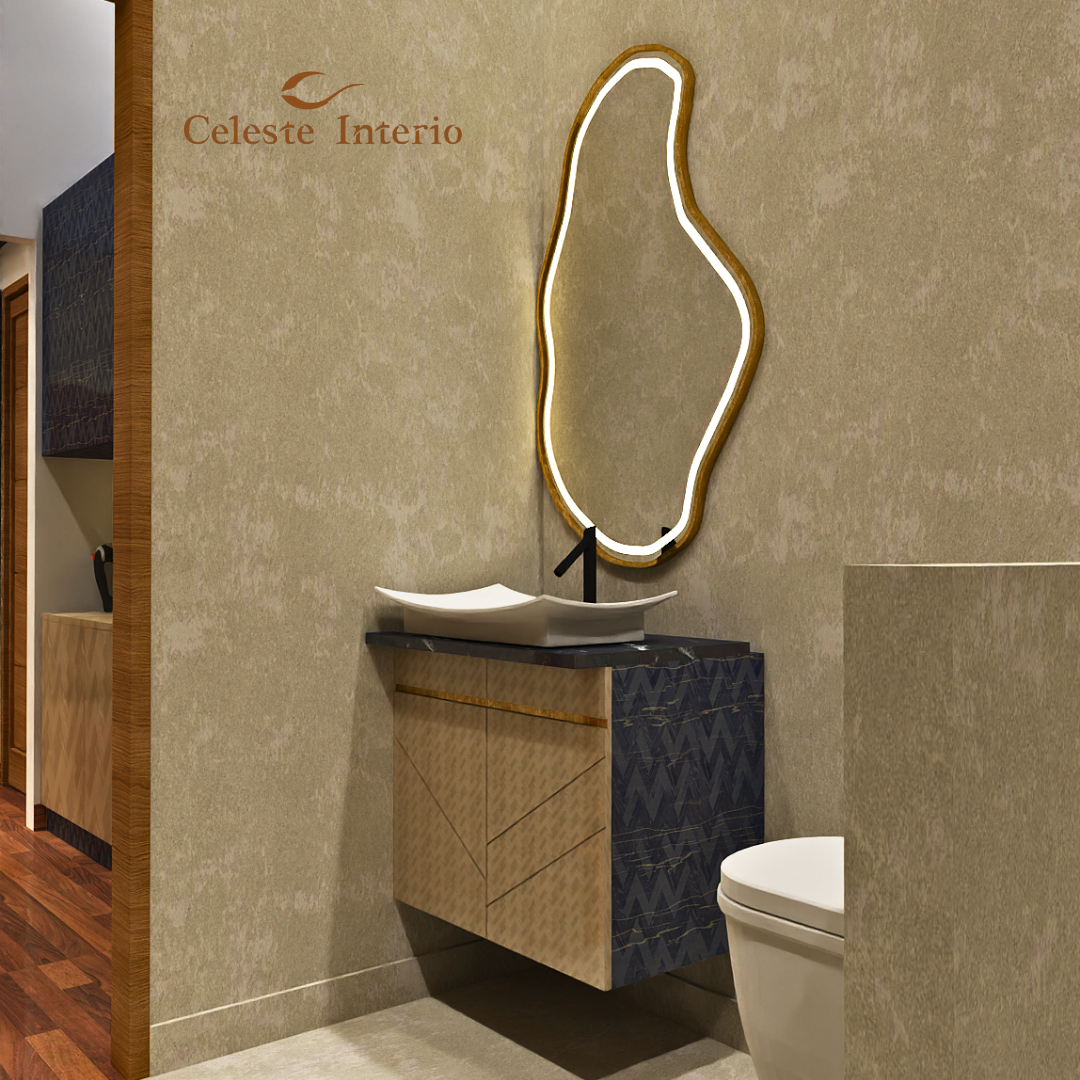 Premium master bathroom interiors in Bengaluru home