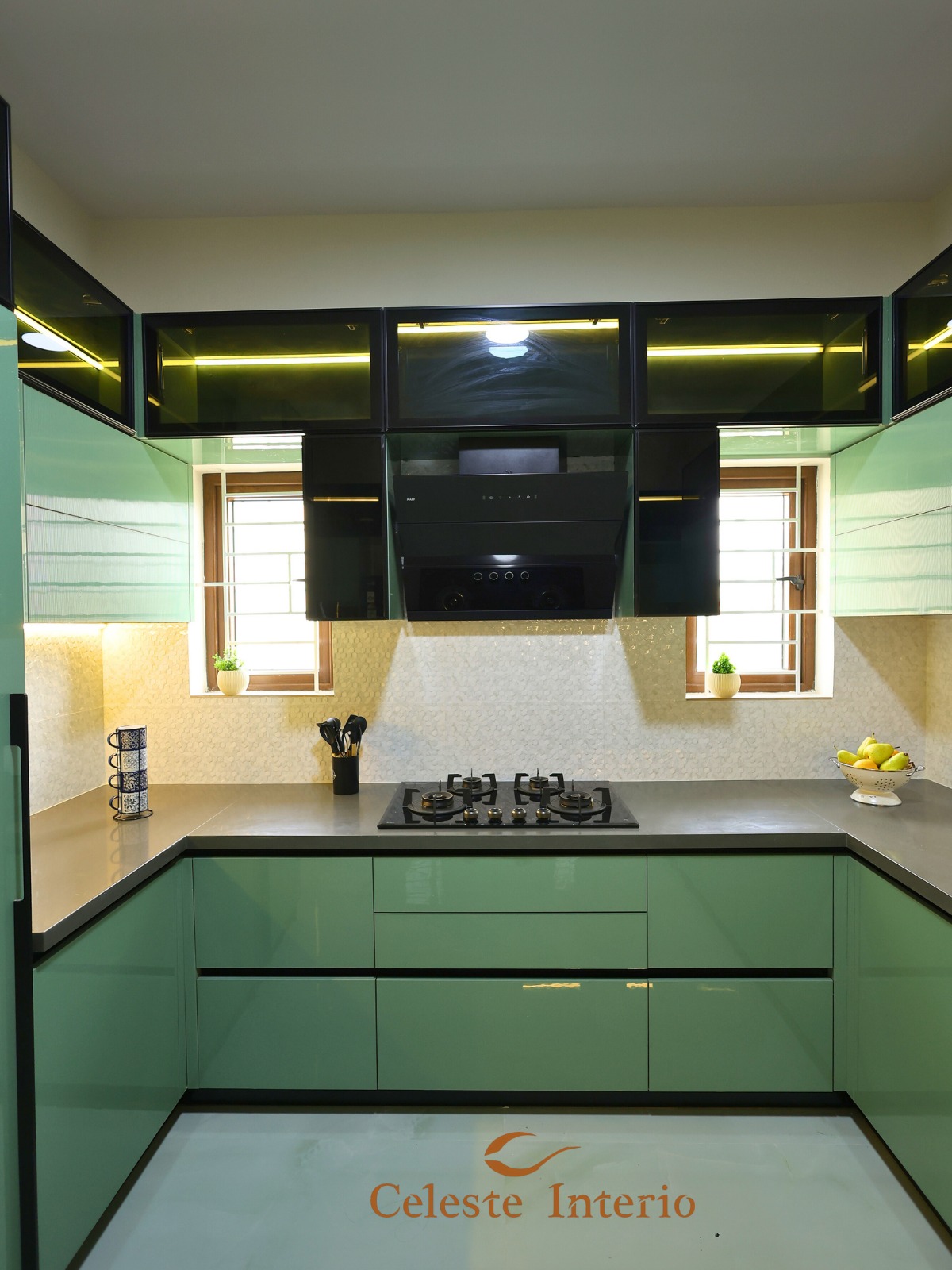 Modern kitchen renovation in Bangalore by premium interior designer